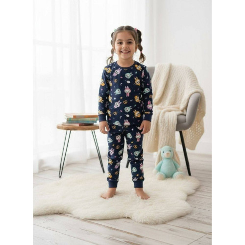 PIŻAMA BAWEŁNIANA DZIECIĘCA LABUBU