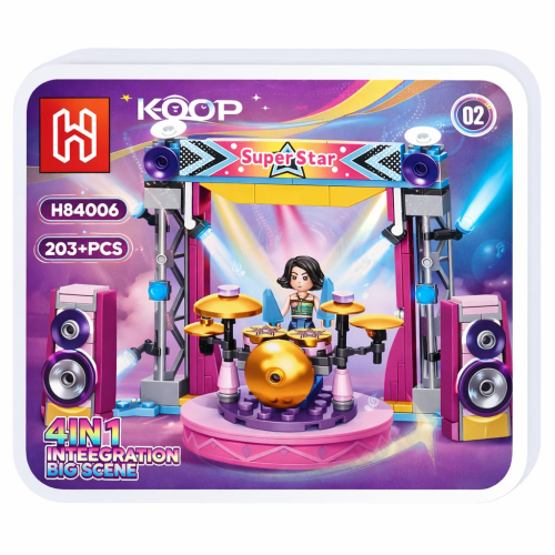 KLOCKI HUNTRIX 203 ELEMENTY DEMON K-POP