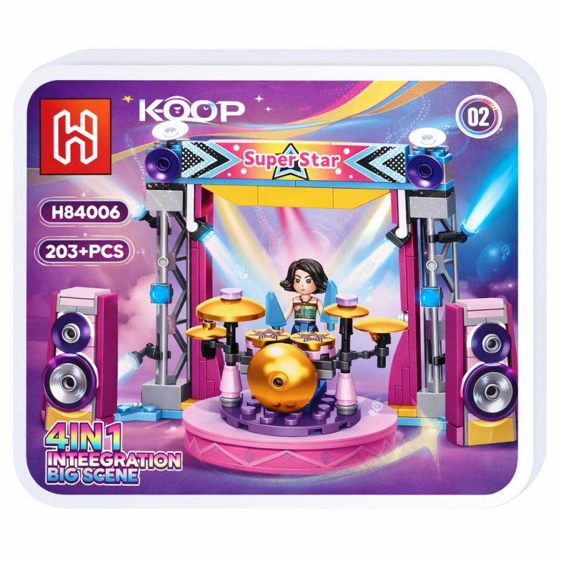 KLOCKI HUNTRIX 203 ELEMENTY DEMON K-POP