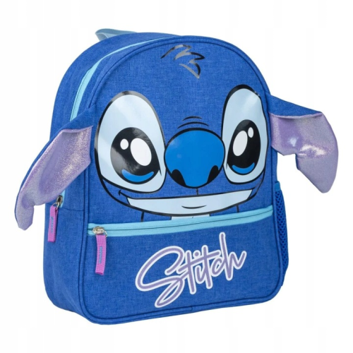 Plecak przedszkolny DLA DZIECKA Z USZAMI Lilo Stitch Cerda unisex niebieski