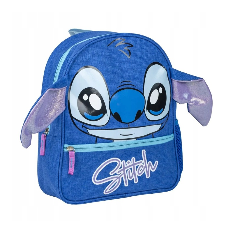 Plecak przedszkolny DLA DZIECKA Z USZAMI Lilo Stitch Cerda unisex niebieski
