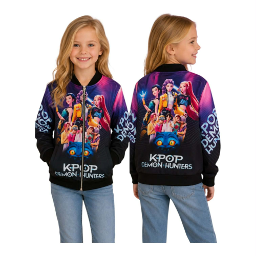 Bluza na zamek HUNTRIX dziewczynki ZOEY MIRA RUMI K-POP DEMON