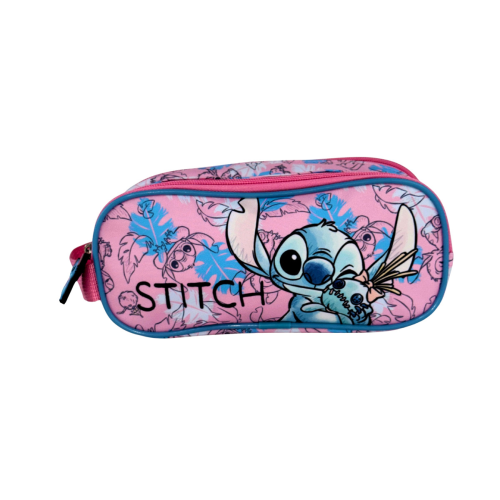 Piórnik Stitch Dwukomorowy Saszetka do szkoły